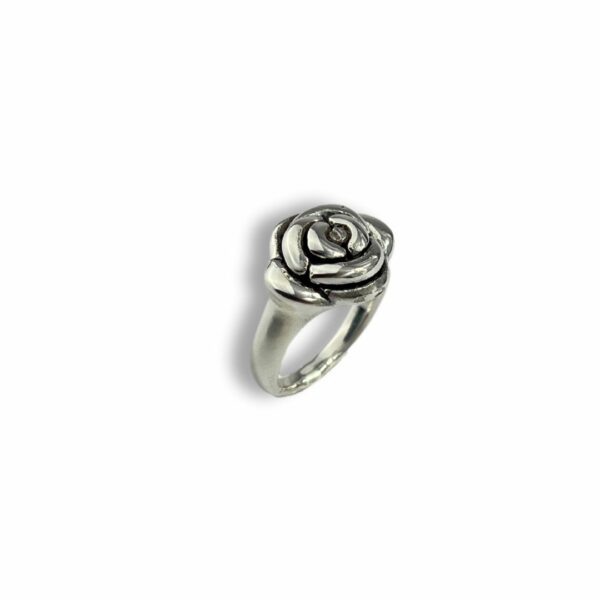 ANEL PRATA 925 COM ROSA EM ELETROFORMAÇÃO-ANPRT159723