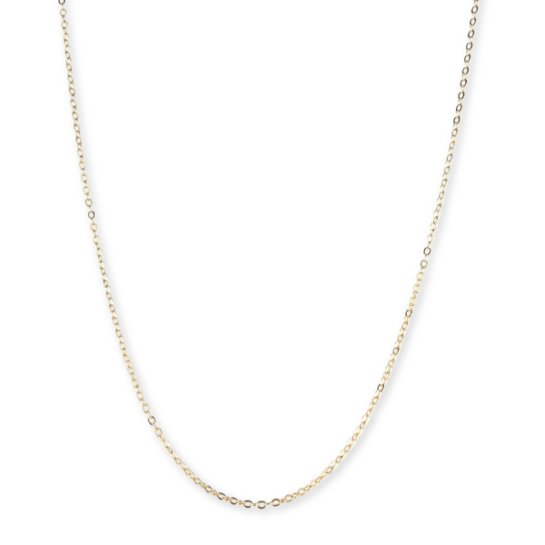 CORRENTE FOLHEADA A OURO ELO AMERICANO-CRFLO0362
