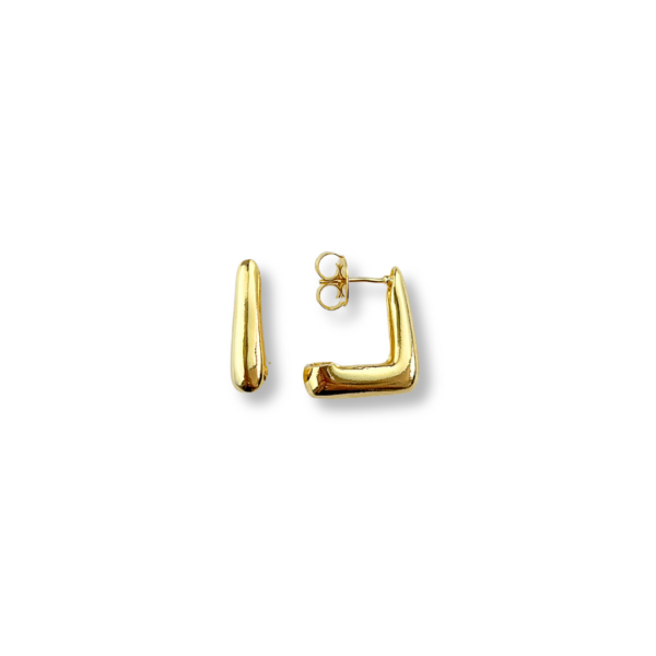 BRINCO FOLHEADO A OURO ARGOLA LISA-BRFLO3948