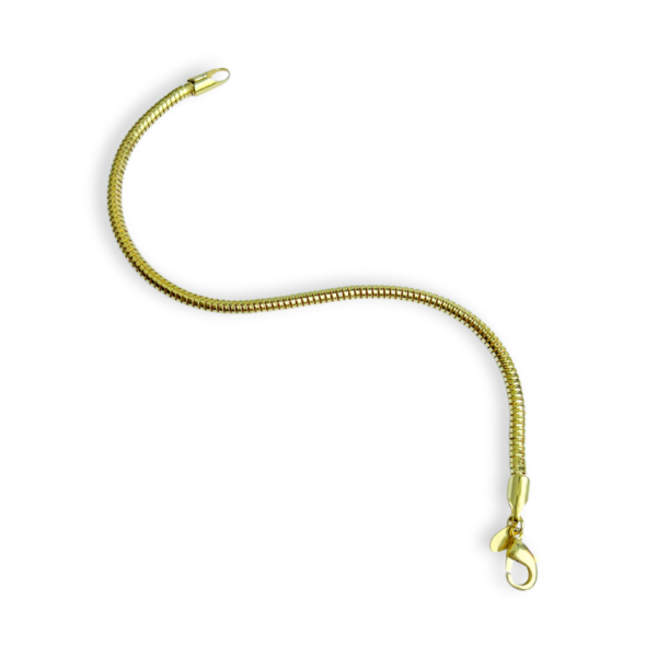 PULSEIRA FOLHEADA A OURO RABO DE RATO-PLFLO1537 - Image 2