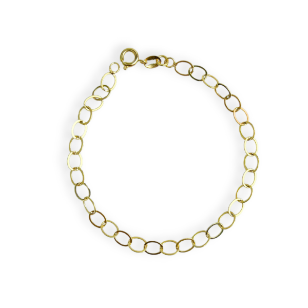 PULSEIRA FOLHEADA A OURO ELOS-PLFLO1210